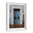 Puerta colorida en fachada de Campeche - Luis Rodrigo Magaña Andrade | Cuadro decorativo de Canvas Lab