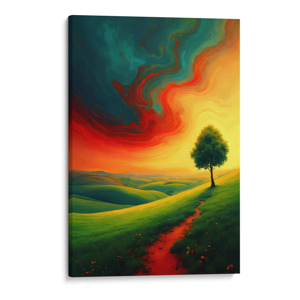 Landscape Expresionismo Vibrante - DEA Digital Esoteric Art | Cuadro decorativo de Canvas Lab