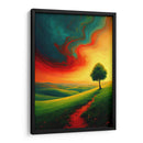 Landscape Expresionismo Vibrante - DEA Digital Esoteric Art | Cuadro decorativo de Canvas Lab