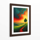 Landscape Expresionismo Vibrante - DEA Digital Esoteric Art | Cuadro decorativo de Canvas Lab