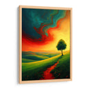 Landscape Expresionismo Vibrante - DEA Digital Esoteric Art | Cuadro decorativo de Canvas Lab