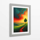 Landscape Expresionismo Vibrante - DEA Digital Esoteric Art | Cuadro decorativo de Canvas Lab