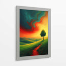 Landscape Expresionismo Vibrante - DEA Digital Esoteric Art | Cuadro decorativo de Canvas Lab