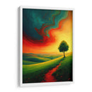 Landscape Expresionismo Vibrante - DEA Digital Esoteric Art | Cuadro decorativo de Canvas Lab