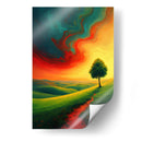 Landscape Expresionismo Vibrante - DEA Digital Esoteric Art | Cuadro decorativo de Canvas Lab