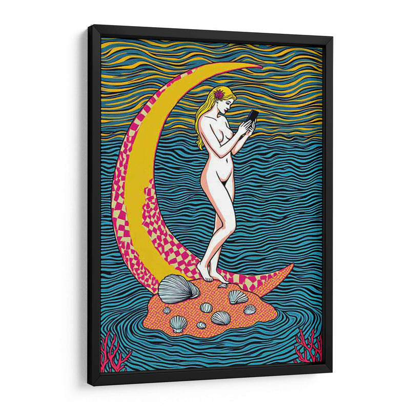 La Sirena Warhochelli - DEA Digital Esoteric Art | Cuadro decorativo de Canvas Lab