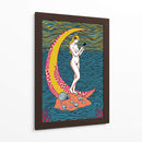 La Sirena Warhochelli - DEA Digital Esoteric Art | Cuadro decorativo de Canvas Lab
