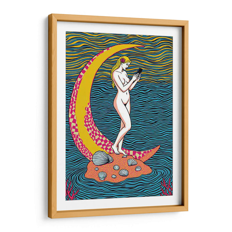 La Sirena Warhochelli - DEA Digital Esoteric Art | Cuadro decorativo de Canvas Lab