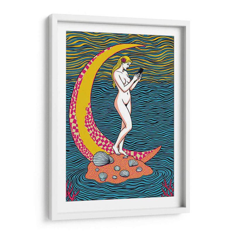 La Sirena Warhochelli - DEA Digital Esoteric Art | Cuadro decorativo de Canvas Lab