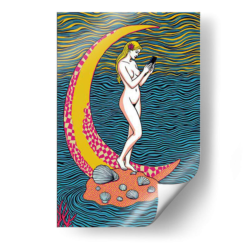 La Sirena Warhochelli - DEA Digital Esoteric Art | Cuadro decorativo de Canvas Lab