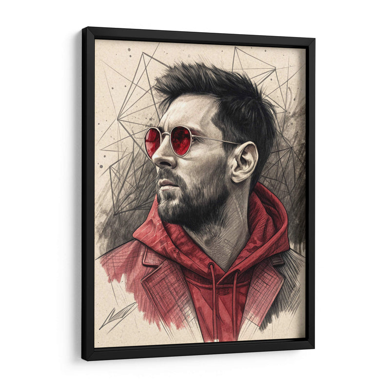 Messi - KaleidoArt Creations | Cuadro decorativo de Canvas Lab
