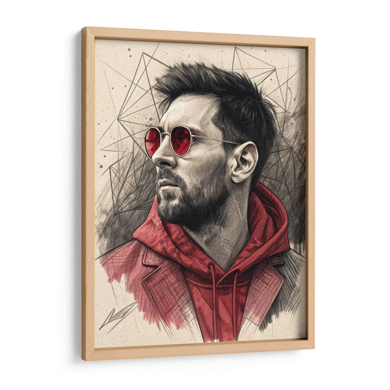 Messi - KaleidoArt Creations | Cuadro decorativo de Canvas Lab