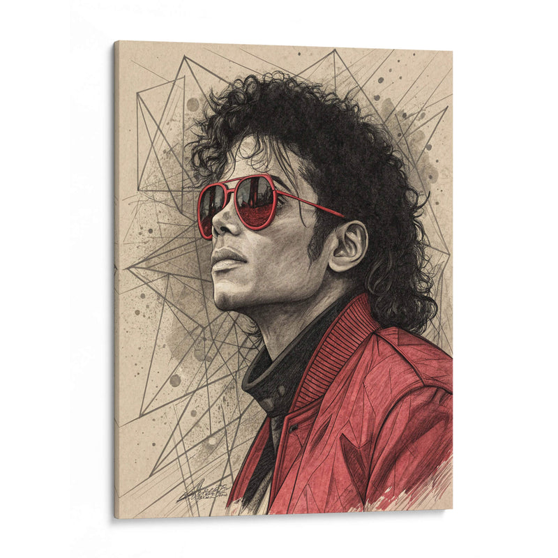 Michael Jackson - KaleidoArt Creations | Cuadro decorativo de Canvas Lab