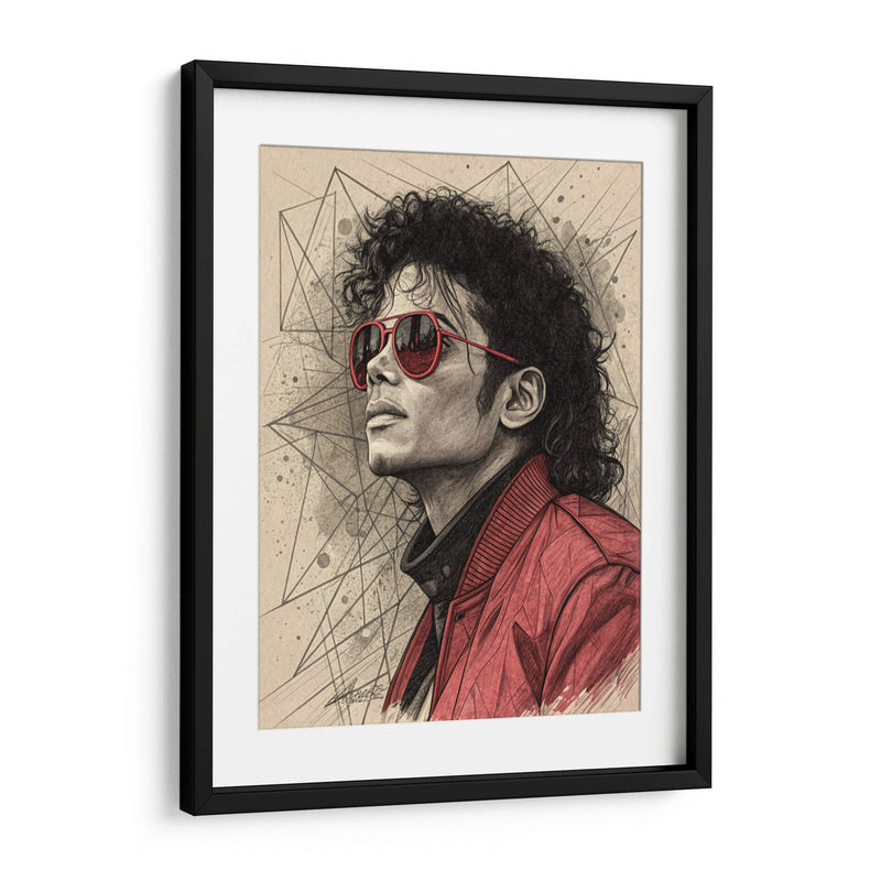 Michael Jackson - KaleidoArt Creations | Cuadro decorativo de Canvas Lab