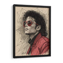 Michael Jackson - KaleidoArt Creations | Cuadro decorativo de Canvas Lab