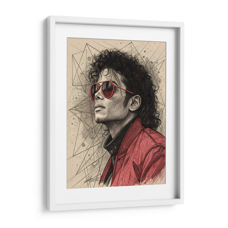 Michael Jackson - KaleidoArt Creations | Cuadro decorativo de Canvas Lab