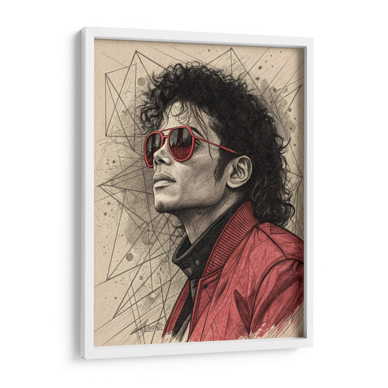Michael Jackson - KaleidoArt Creations | Cuadro decorativo de Canvas Lab