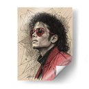 Michael Jackson - KaleidoArt Creations | Cuadro decorativo de Canvas Lab
