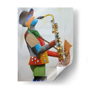 Saxofonista - Rodríguez Marconi | Cuadro decorativo de Canvas Lab