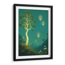 Árbol Astral Surrealista - DEA Digital Esoteric Art | Cuadro decorativo de Canvas Lab