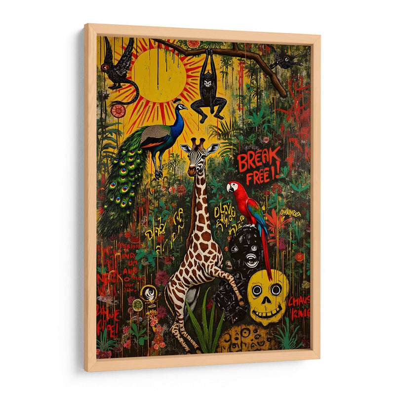 Basquiat en la Jungla - DEA Digital Esoteric Art | Cuadro decorativo de Canvas Lab