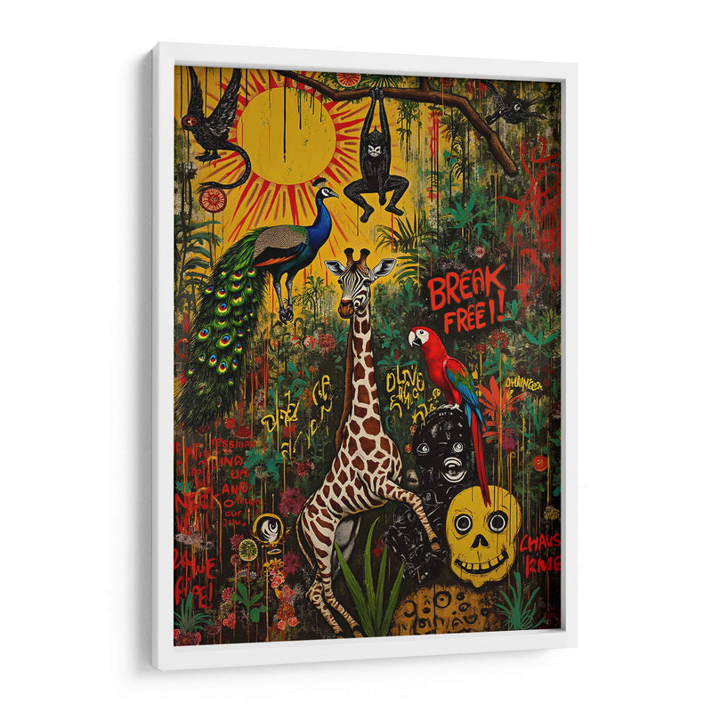 Basquiat en la Jungla - DEA Digital Esoteric Art | Cuadro decorativo de Canvas Lab