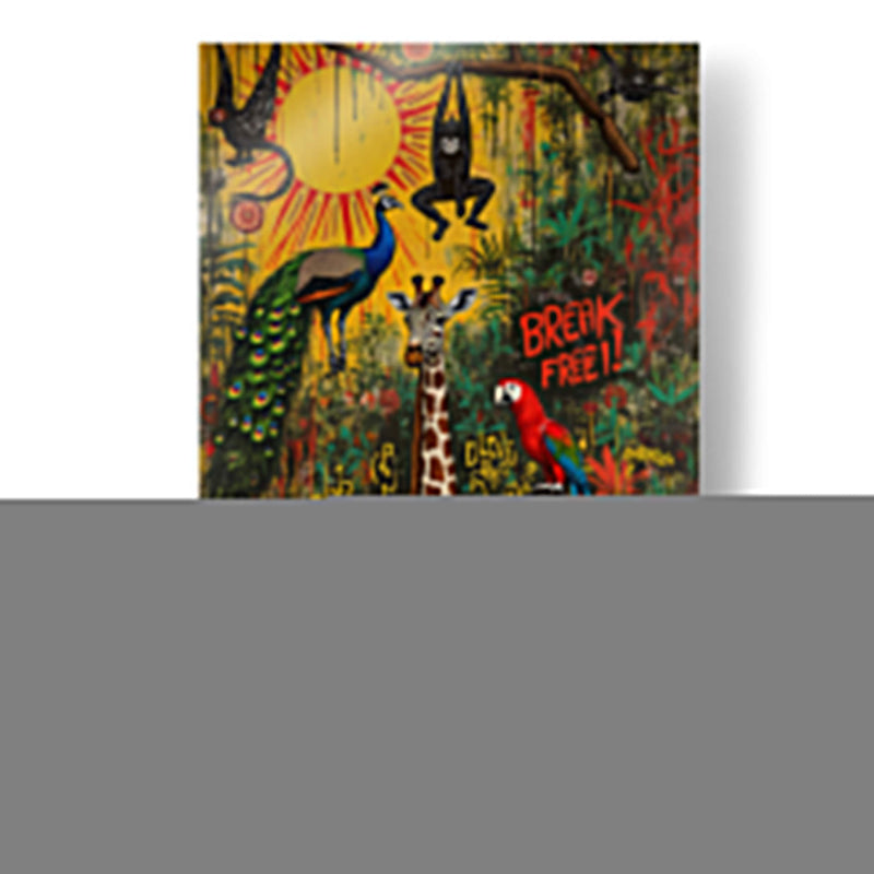 Basquiat en la Jungla - DEA Digital Esoteric Art | Cuadro decorativo de Canvas Lab