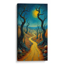 Luna en Paisaje Surrealista - DEA Digital Esoteric Art | Cuadro decorativo de Canvas Lab