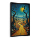 Luna en Paisaje Surrealista - DEA Digital Esoteric Art | Cuadro decorativo de Canvas Lab