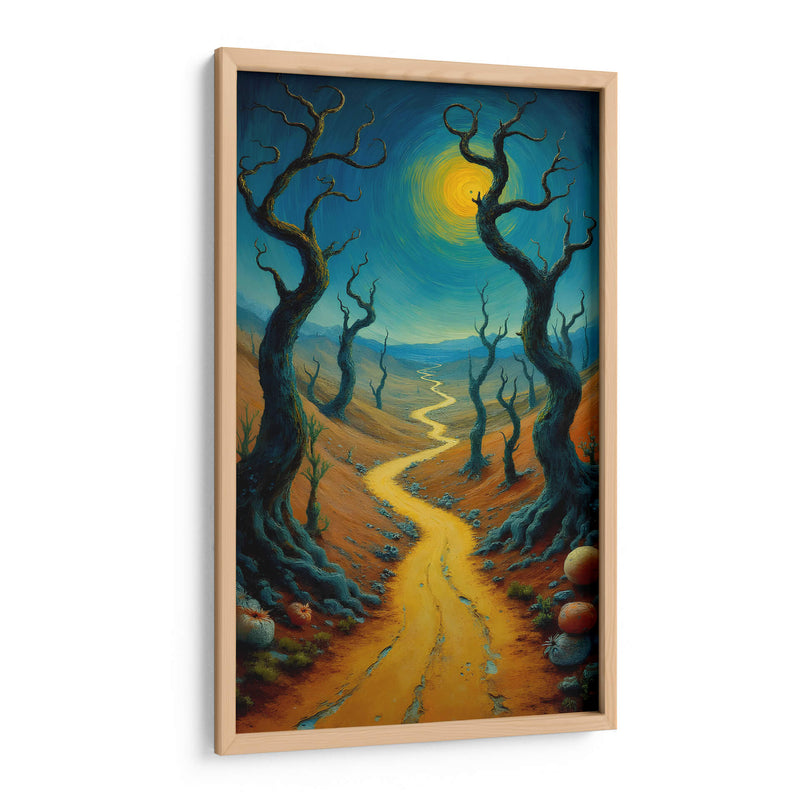 Luna en Paisaje Surrealista - DEA Digital Esoteric Art | Cuadro decorativo de Canvas Lab