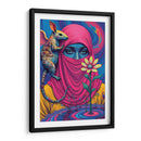 Chica Pop Art Surrealista - DEA Digital Esoteric Art | Cuadro decorativo de Canvas Lab