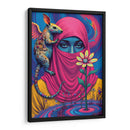 Chica Pop Art Surrealista - DEA Digital Esoteric Art | Cuadro decorativo de Canvas Lab