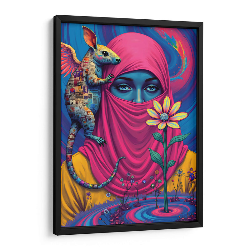 Chica Pop Art Surrealista - DEA Digital Esoteric Art | Cuadro decorativo de Canvas Lab