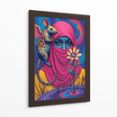 Chica Pop Art Surrealista - DEA Digital Esoteric Art | Cuadro decorativo de Canvas Lab