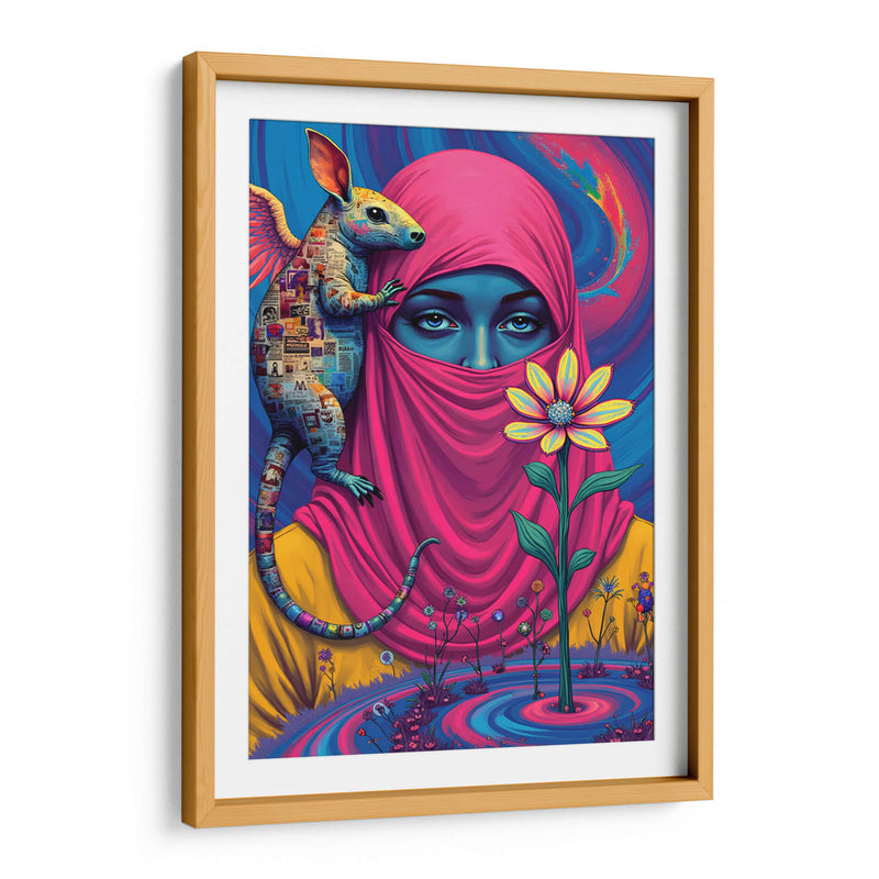 Chica Pop Art Surrealista - DEA Digital Esoteric Art | Cuadro decorativo de Canvas Lab