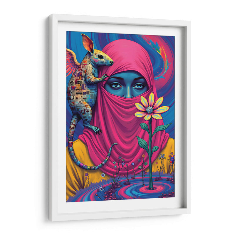 Chica Pop Art Surrealista - DEA Digital Esoteric Art | Cuadro decorativo de Canvas Lab