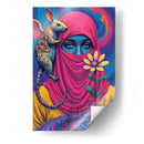 Chica Pop Art Surrealista - DEA Digital Esoteric Art | Cuadro decorativo de Canvas Lab