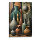 Vasijas Cubistas de Ernst - DEA Digital Esoteric Art | Cuadro decorativo de Canvas Lab