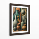 Vasijas Cubistas de Ernst - DEA Digital Esoteric Art | Cuadro decorativo de Canvas Lab