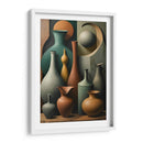 Vasijas Cubistas de Ernst - DEA Digital Esoteric Art | Cuadro decorativo de Canvas Lab