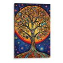 Zen Luna Árbol - DEA Digital Esoteric Art | Cuadro decorativo de Canvas Lab