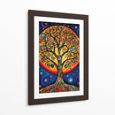 Zen Luna Árbol - DEA Digital Esoteric Art | Cuadro decorativo de Canvas Lab