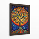 Zen Luna Árbol - DEA Digital Esoteric Art | Cuadro decorativo de Canvas Lab