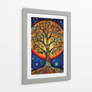 Zen Luna Árbol - DEA Digital Esoteric Art | Cuadro decorativo de Canvas Lab