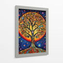 Zen Luna Árbol - DEA Digital Esoteric Art | Cuadro decorativo de Canvas Lab