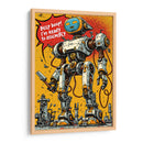 Robot Pop Art - DEA Digital Esoteric Art | Cuadro decorativo de Canvas Lab