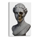 Estatua de mujer romana y Craneo - Coloratura | Cuadro decorativo de Canvas Lab