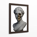 Estatua de mujer romana y Craneo - Coloratura | Cuadro decorativo de Canvas Lab