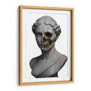 Estatua de mujer romana y Craneo - Coloratura | Cuadro decorativo de Canvas Lab