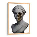 Estatua de mujer romana y Craneo - Coloratura | Cuadro decorativo de Canvas Lab